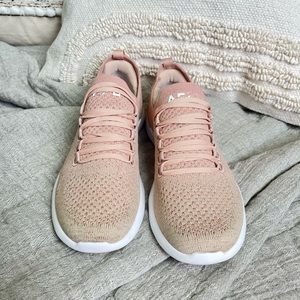 APL rose pink/gold ombré sneakers, sz 5.5 EUC